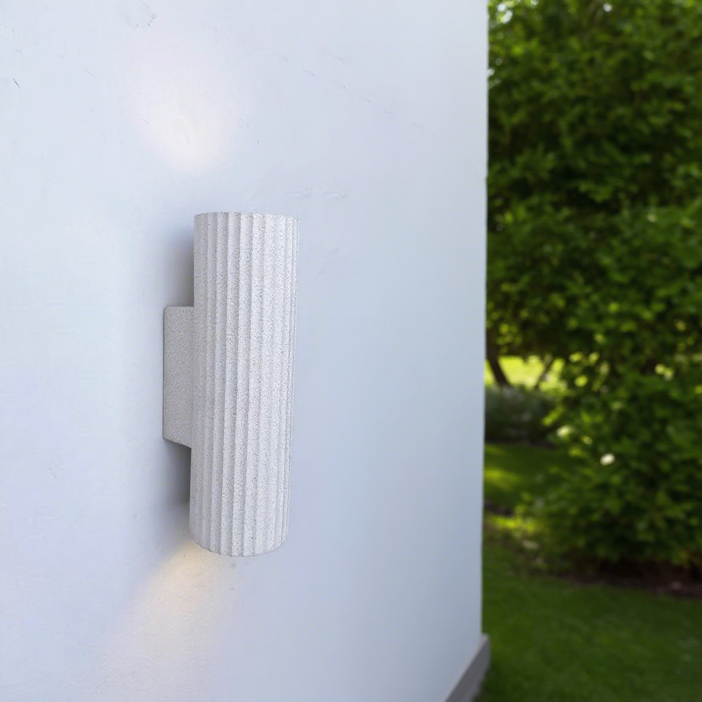 MWW050-Round outdoor wall lamp 7W , Top and bottom lighting (IP65),3000K