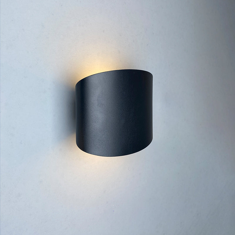 MWW042-Round outdoor wall lamp 7W , Top and bottom lighting (IP65),3000K