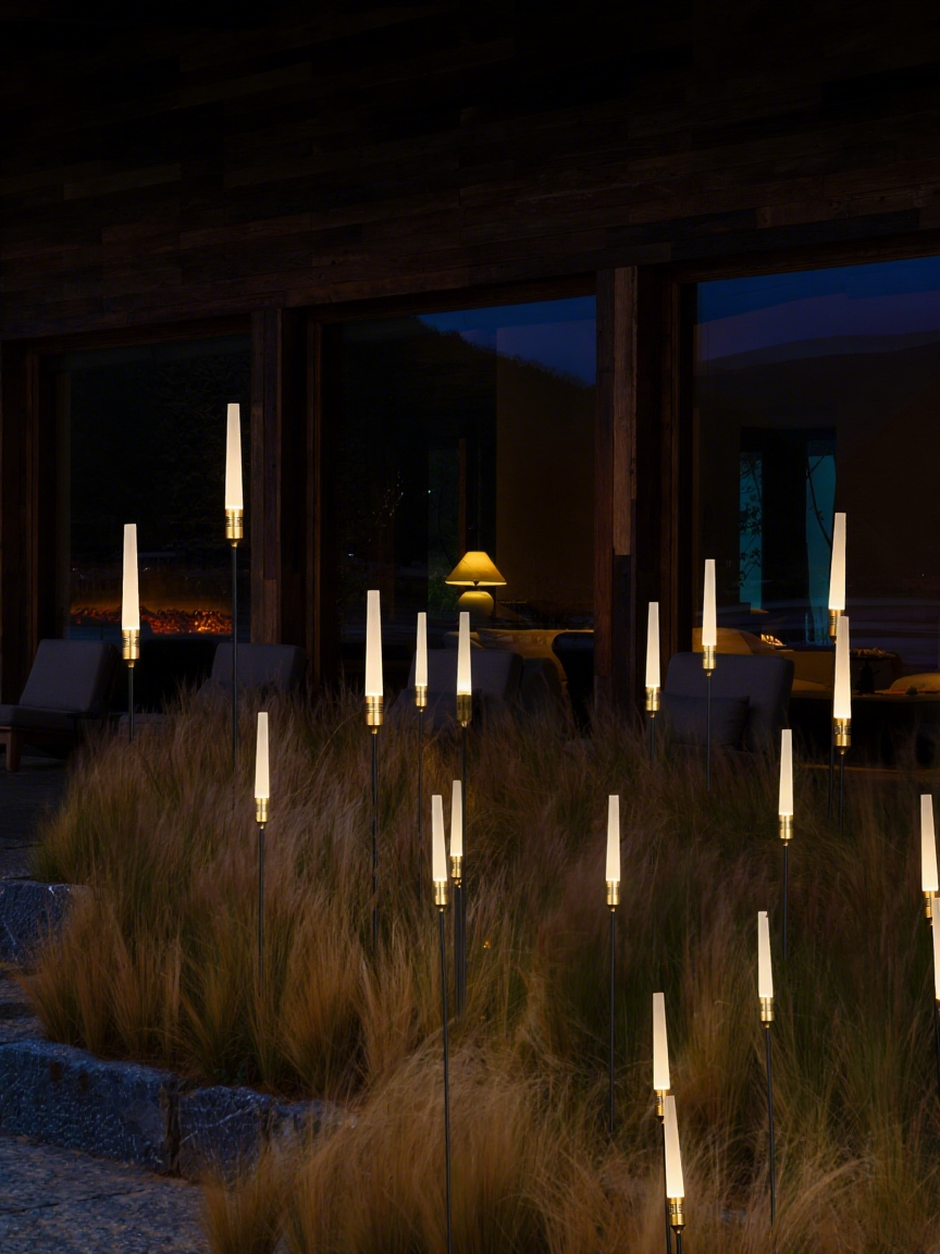 UV resistant high translucent acrylic pole, IP65 waterproof garden light, Outdoor lights designer recommended TOP3,High CRI, Osram
