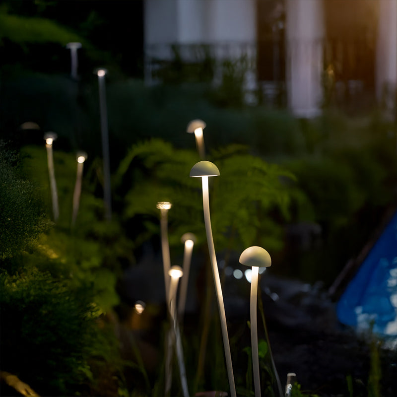 Mushroom-2W-3000K Outdoor Light (IP65) -Solar Power & High CRI 90+ & UV Resistant