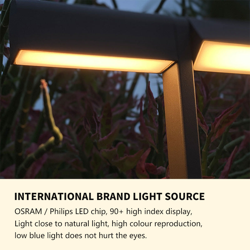 Square Wide Angle Outdoor Lights Recommended | RA90+ waterproof and rustproof, first choice for villa garden night landscape design.
