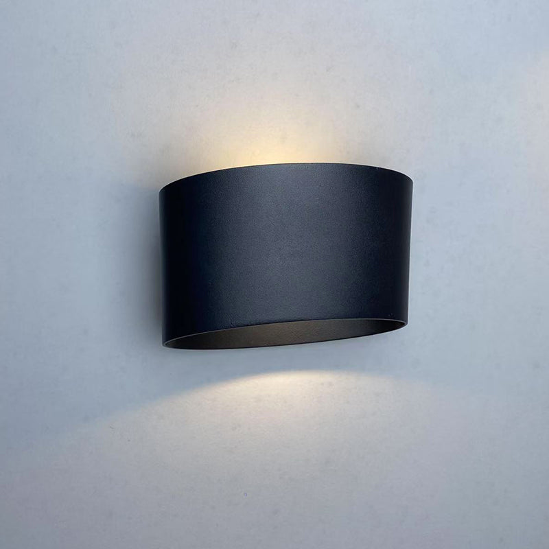 MWW043-Round outdoor wall lamp 7W , Top and bottom lighting (IP65),3000K