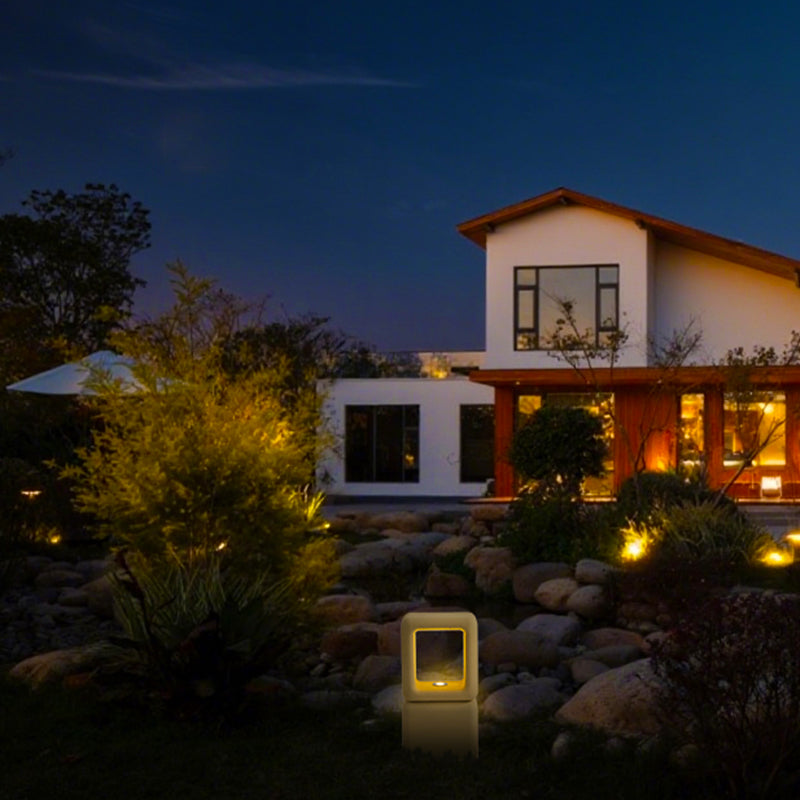 MOP0012-01 Cement Outdoor Light - 3000K (IP65) - Solar Powered & High Colour Rendering Index (CRI) 90+ & UV Protection