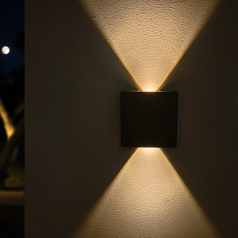 Round outdoor wall lamp 5W, Top and bottom lighting (IP65),3000K