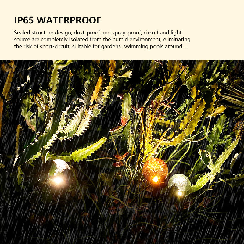 IP65 Outdoor lights original color glass garden light, UV resistant and colorfast