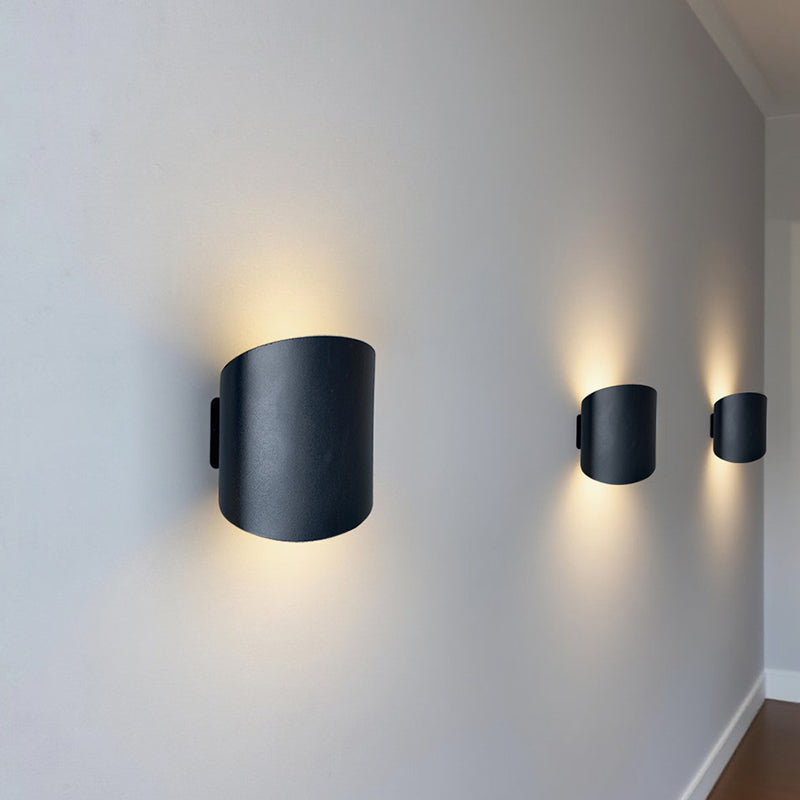 MWW042-Round outdoor wall lamp 7W , Top and bottom lighting (IP65),3000K