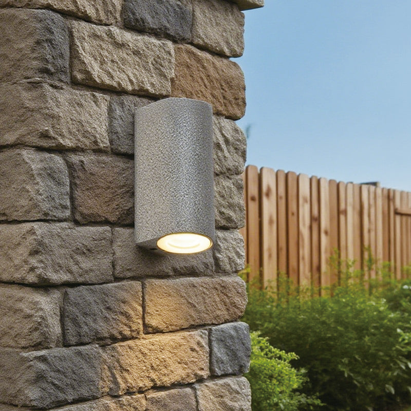 Cement outdoor wall lamp GU10, floodlight (IP65), 3000K