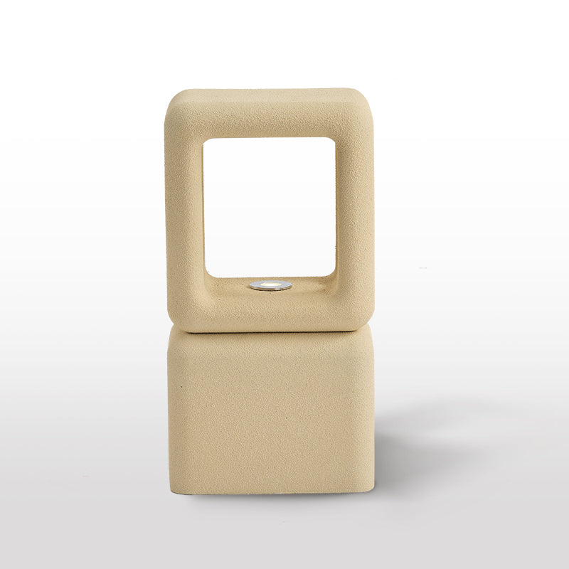 MOP0012-01 Cement Outdoor Light - 3000K (IP65) - Solar Powered & High Colour Rendering Index (CRI) 90+ & UV Protection