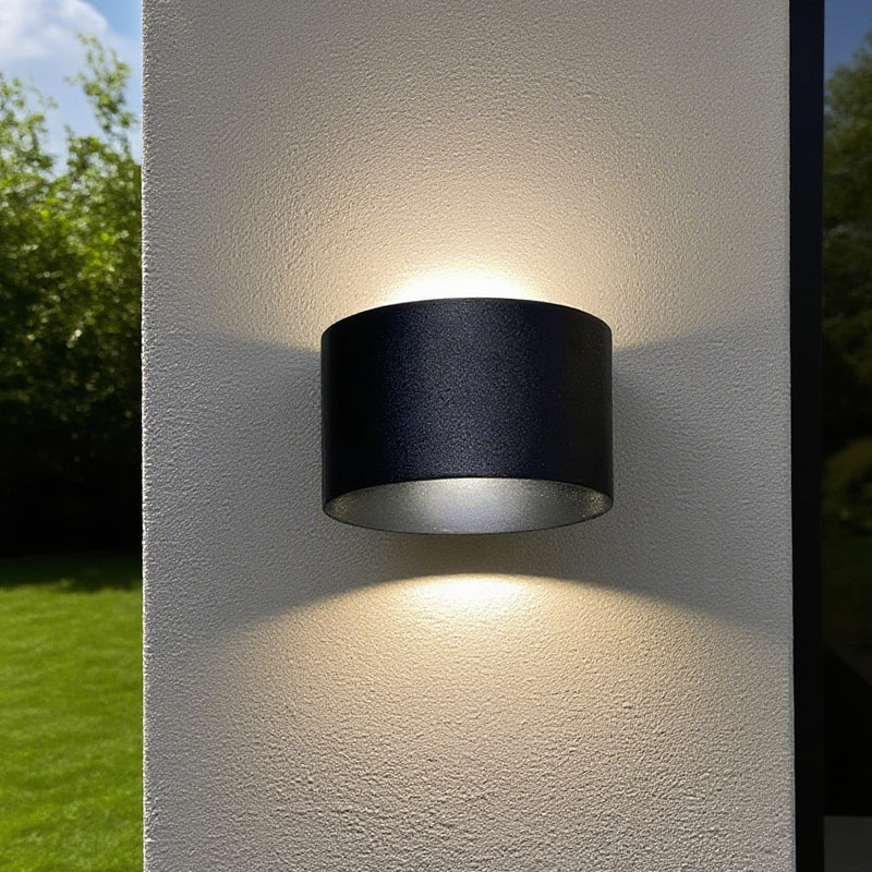 MWW043-Round outdoor wall lamp 7W , Top and bottom lighting (IP65),3000K