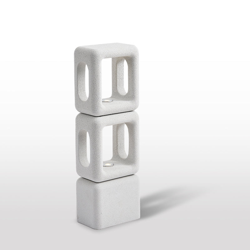 MOP0012-01 Cement Outdoor Light - 3000K (IP65) - Solar Powered & High Colour Rendering Index (CRI) 90+ & UV Protection