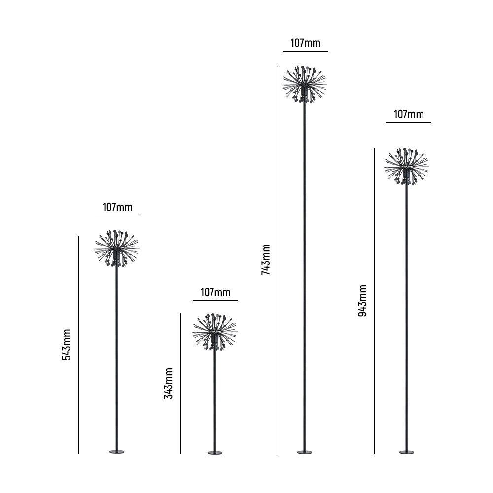Dandelion-24W-3000K Outdoor Light (IP65) -Solar Power & High CRI 90+ & UV Resistant