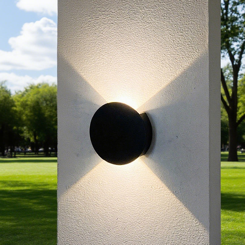 MWW028-Round outdoor wall lamp 5W, Top and bottom lighting (IP65),3000K