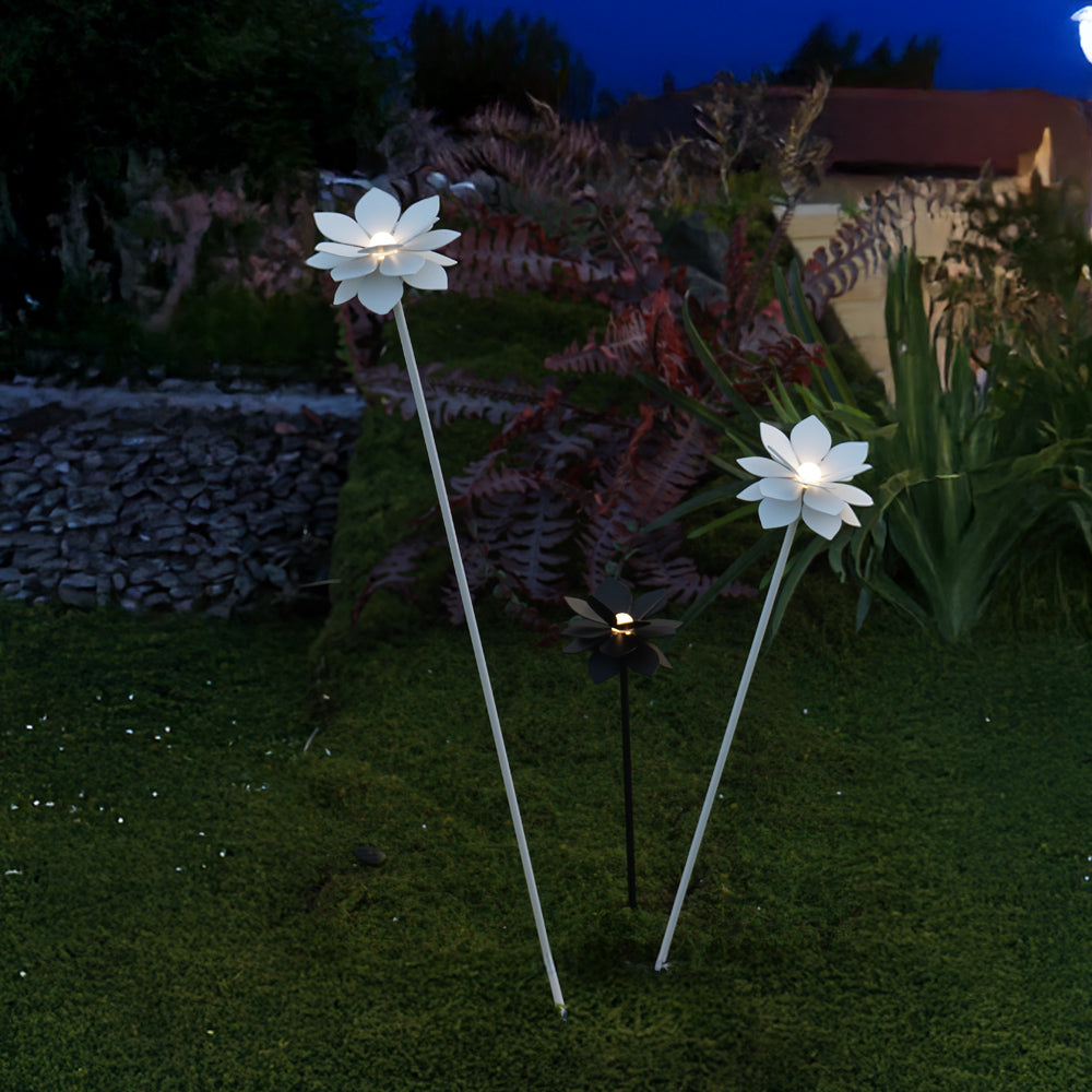 Lotus Flower-0.5W-3000K Outdoor Light (IP65) -Solar Power & High CRI 90+ & UV Resistant