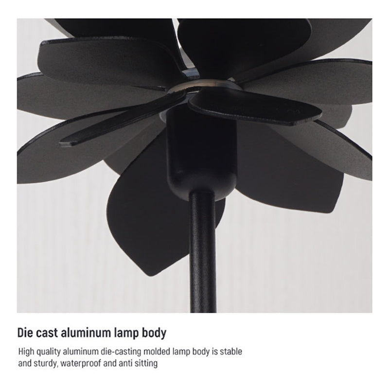 Lotus Flower-0.5W-3000K Outdoor Light (IP65) -Solar Power & High CRI 90+ & UV Resistant