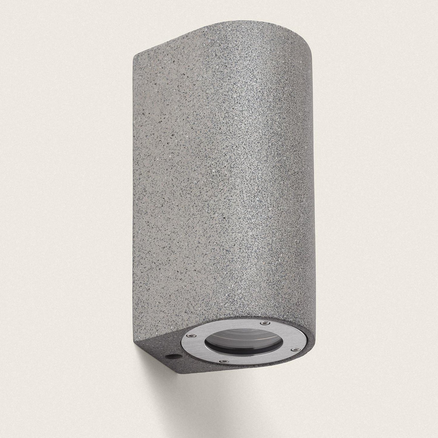 Cement outdoor wall lamp GU10, floodlight (IP65), 3000K