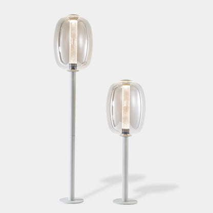 Glass decorative outdoor lamp 5W-3000K Outdoor Light  (IP65) -Solar Power & High CRI 90+ & UV Resistant