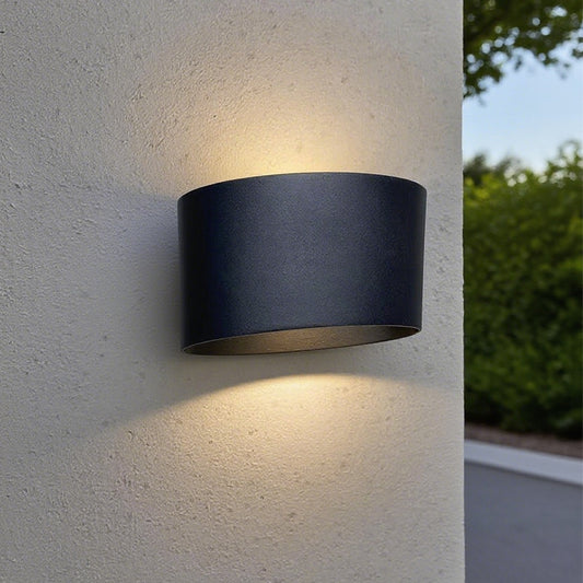 MWW043-Round outdoor wall lamp 7W , Top and bottom lighting  (IP65),3000K