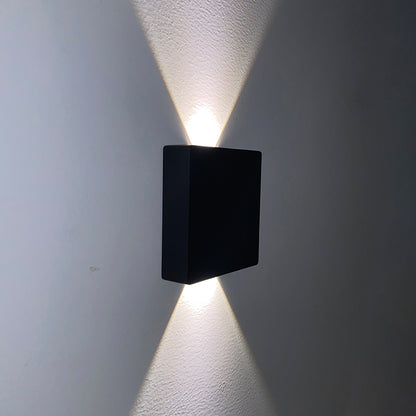 Round outdoor wall lamp 5W, Top and bottom lighting  (IP65),3000K