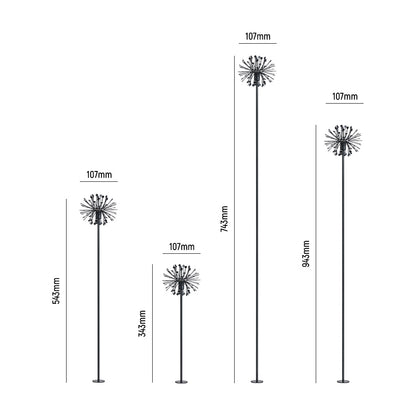 Dandelion-24W-3000K Outdoor Light  (IP65) -Solar Power & High CRI 90+ & UV Resistant