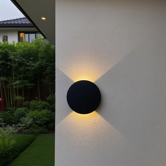 MWW028-Round outdoor wall lamp 5W, Top and bottom lighting  (IP65),3000K