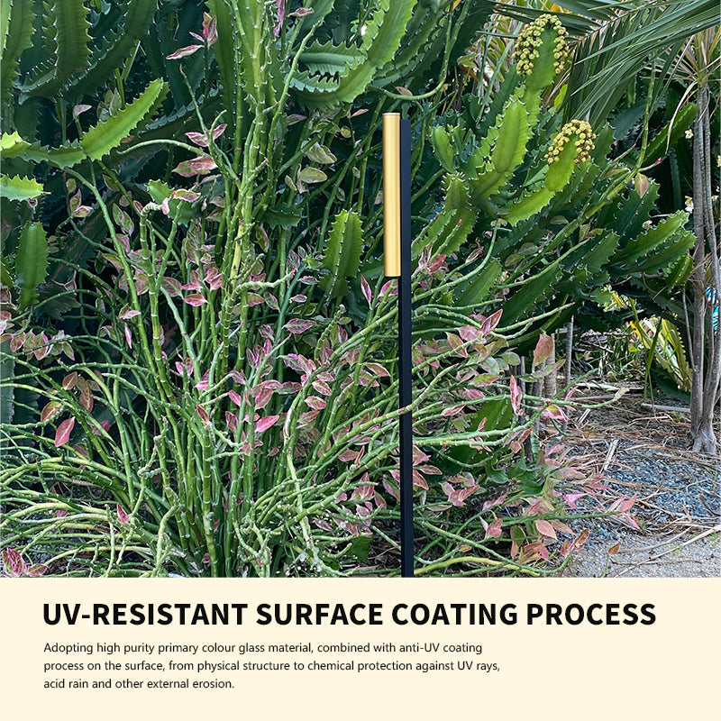 Swan Neck Black Gold Garden Light, Osram Light Source + IP65 Waterproof! RA≥90 High Color Rendering Index, Restores the True Colors of Your Garden