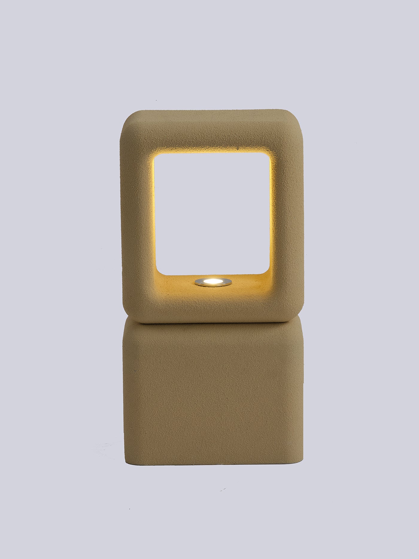 MOP0012-01 Cement Outdoor Light - 3000K (IP65) - Solar Powered & High Colour Rendering Index (CRI) 90+ & UV Protection