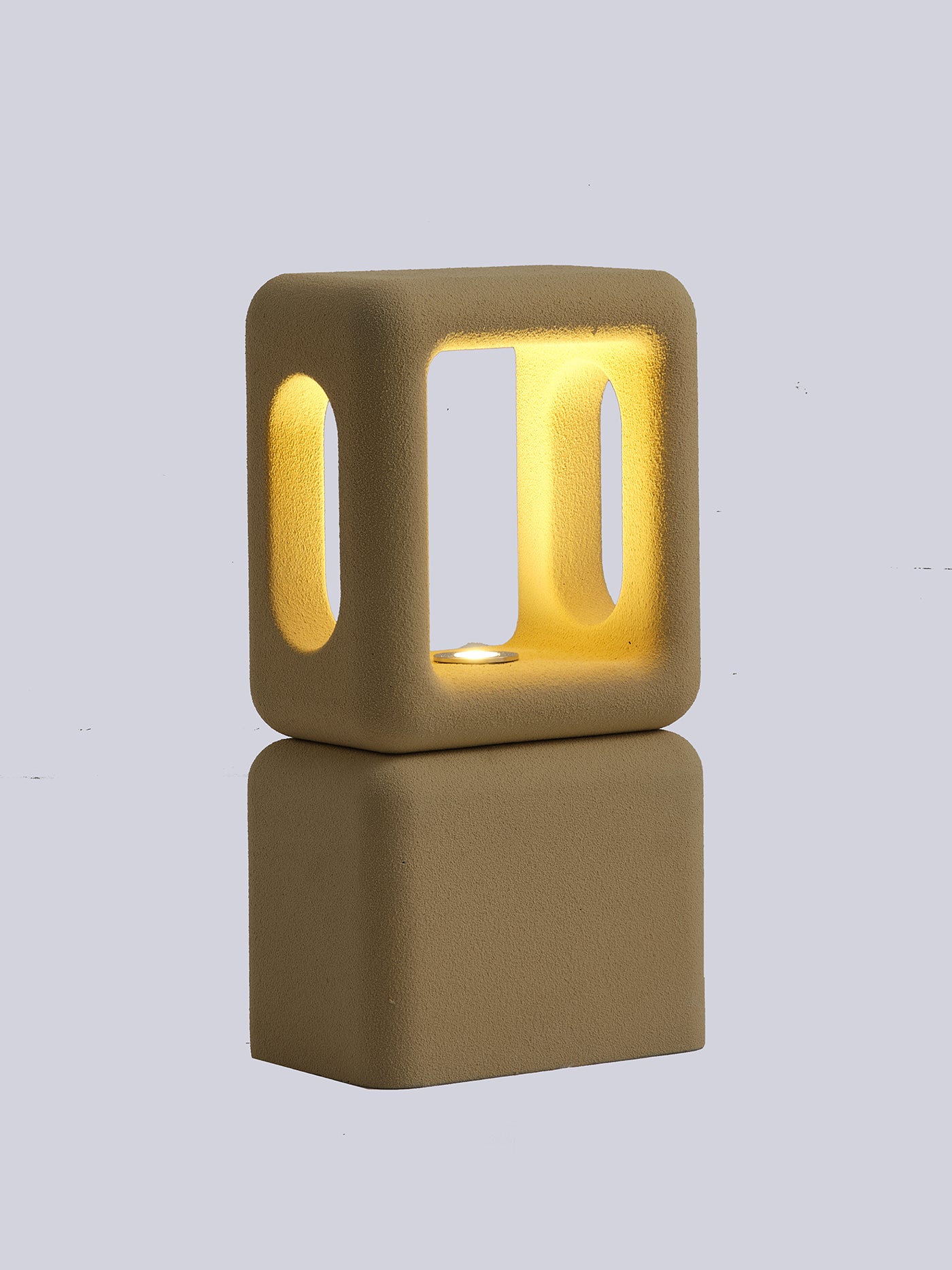 MOP0012-01 Cement Outdoor Light - 3000K (IP65) - Solar Powered & High Colour Rendering Index (CRI) 90+ & UV Protection