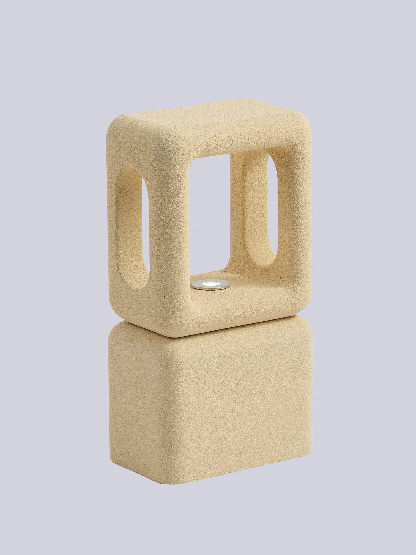 MOP0012-01 Cement Outdoor Light - 3000K (IP65) - Solar Powered & High Colour Rendering Index (CRI) 90+ & UV Protection