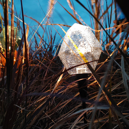 IP65 Outdoor lights Irregular primary colour glass garden light, UV resistant, no fading